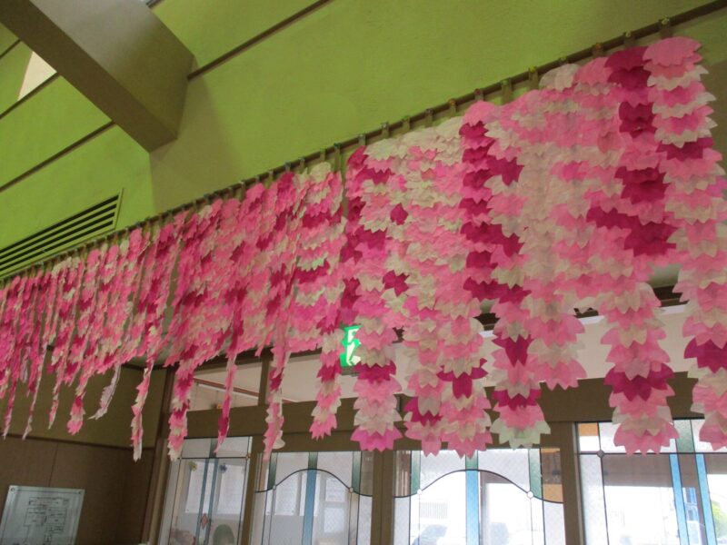 【4月】枝垂れ桜制作と写真撮影